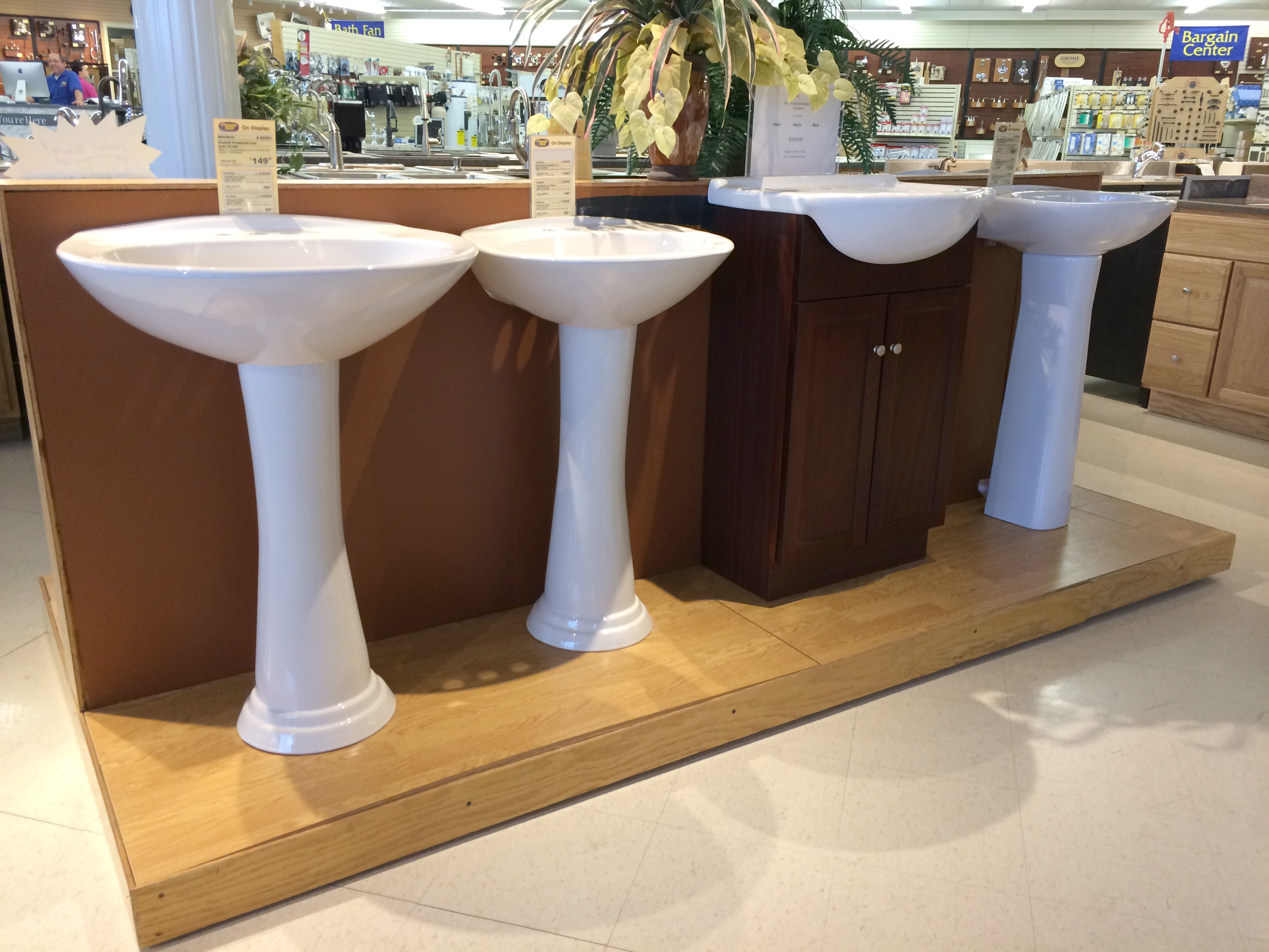 types of bathroom pedestal sink