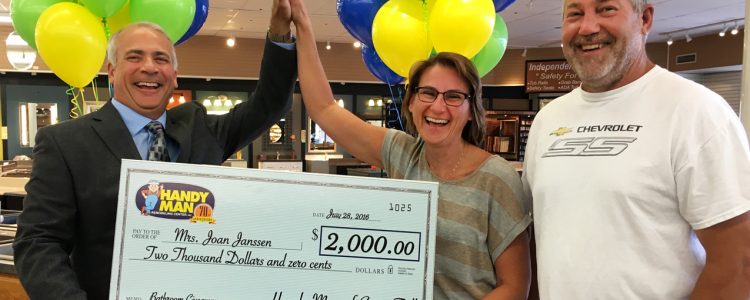 Congratulations to Our $2,000 Bathroom Giveaway Winner!