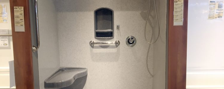 One-Piece Custom Shower Floors From Handy Man!
